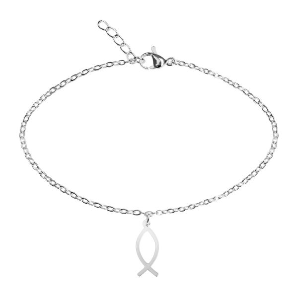 Armband mit Anhänger "Ichthys"