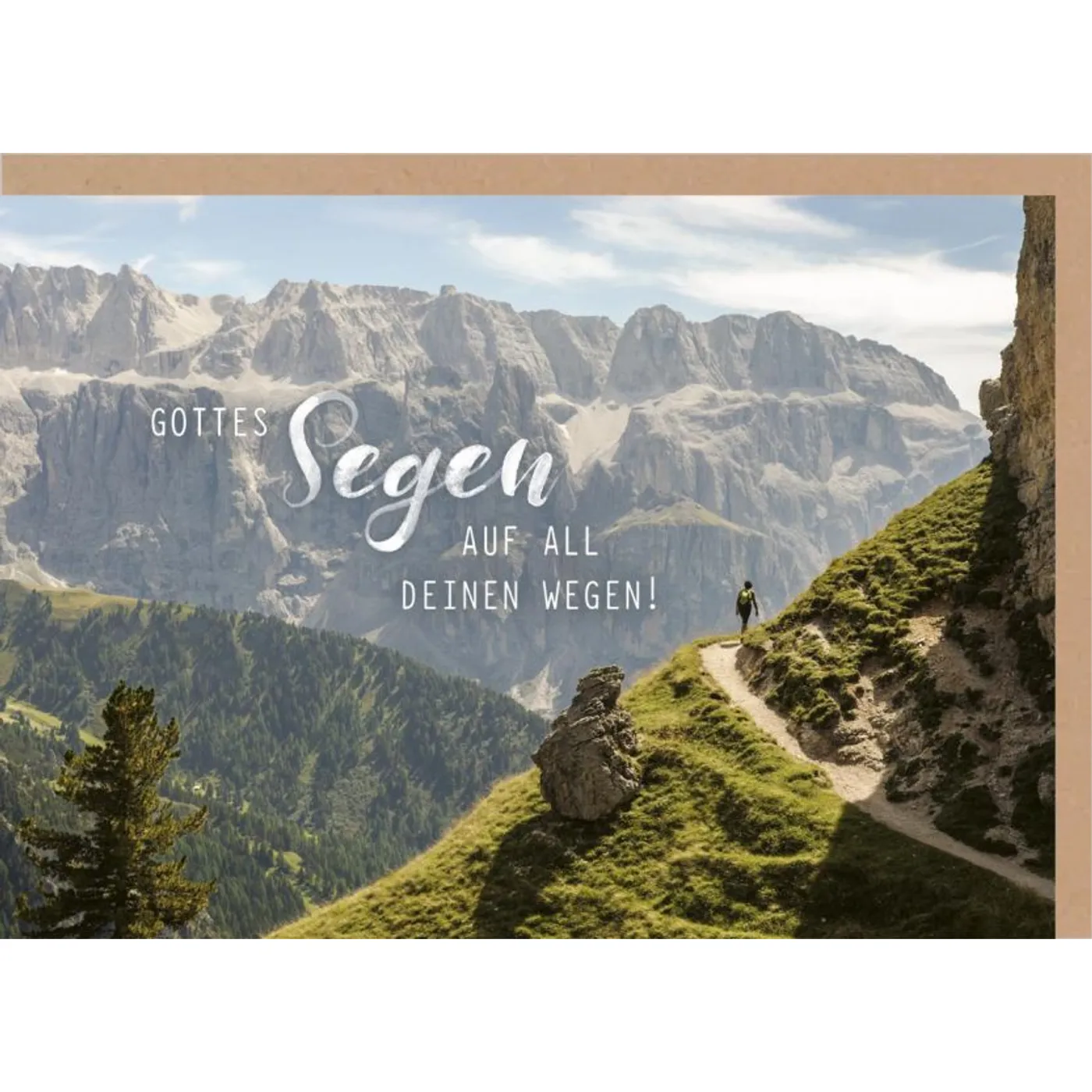 Faltkarte "Gottes Segen" -Wanderweg