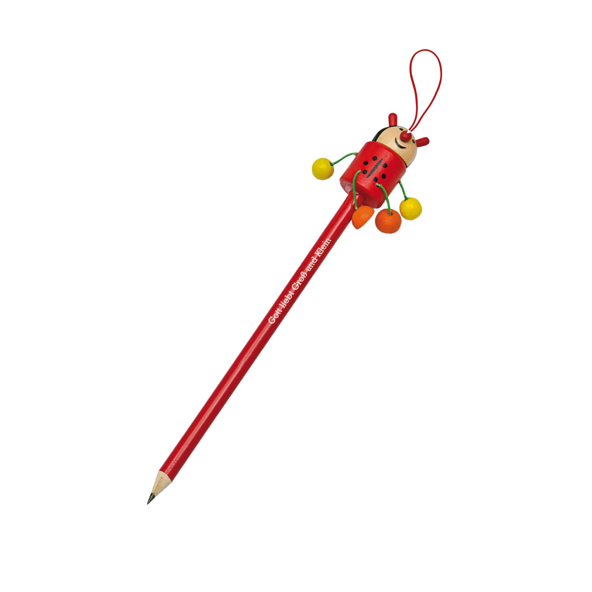 Bleistift "Tiere" Marienkäfer rot