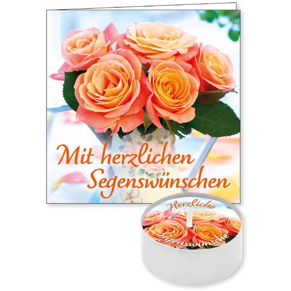 Lichtgruß "Mit herzlichen Segenswünschen"