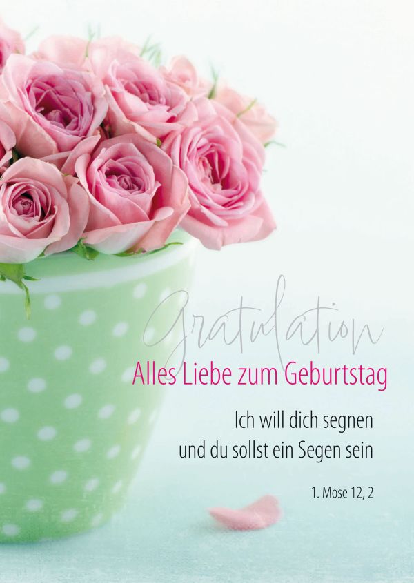 Faltkarte "Gratulation"