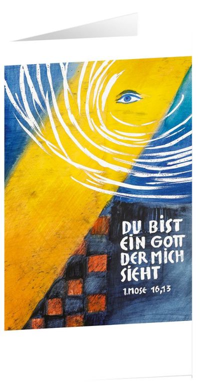 Jahreslosung 2023 - Faltkarte mit Bildbetrachtung 5er Set