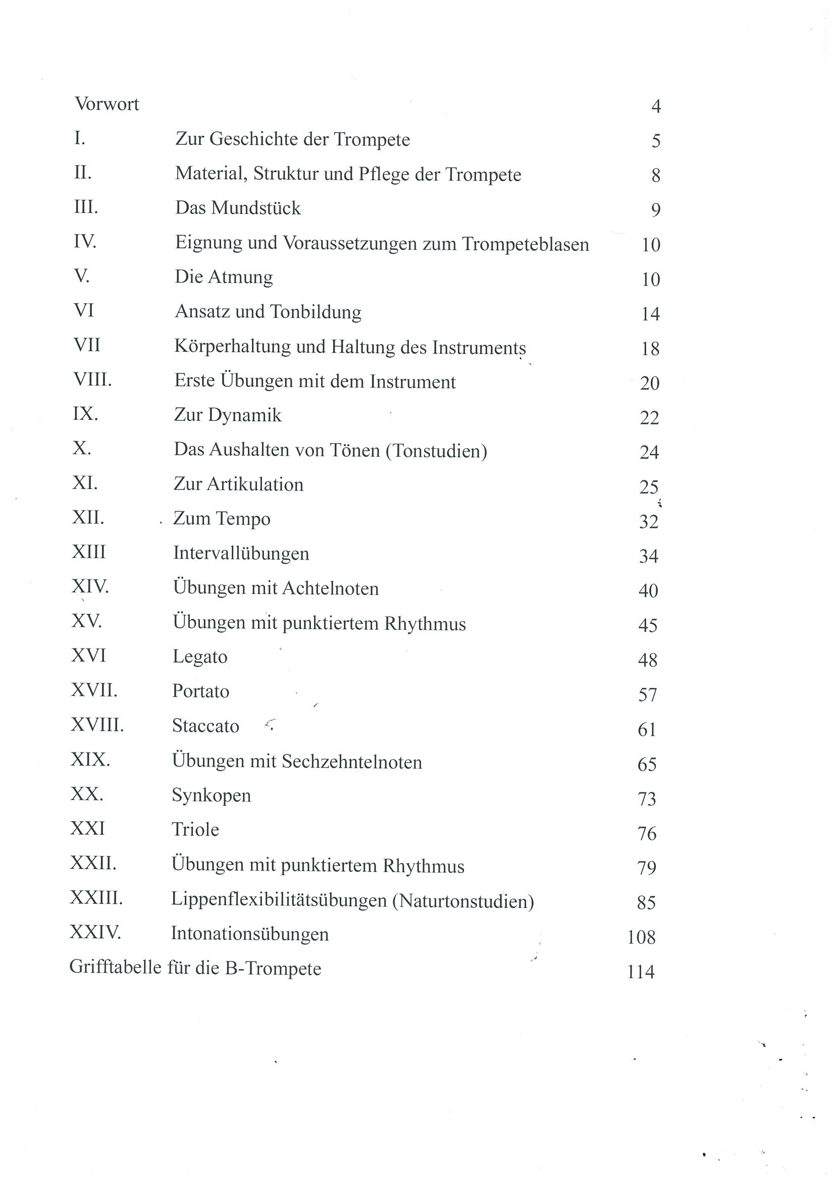 Trompetenschule für Anfänger