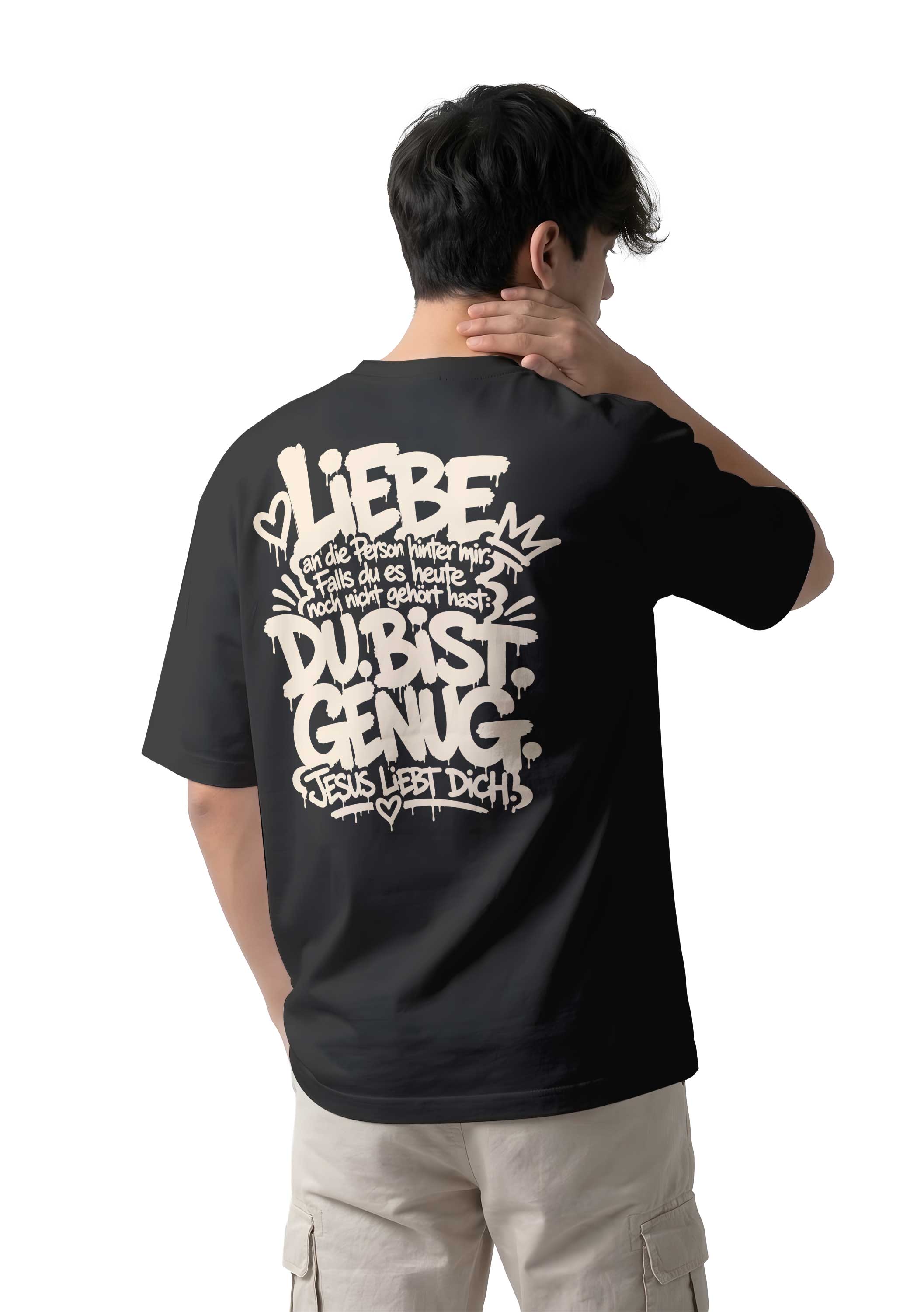Oversize TShirt Herren: DU.BIST.
