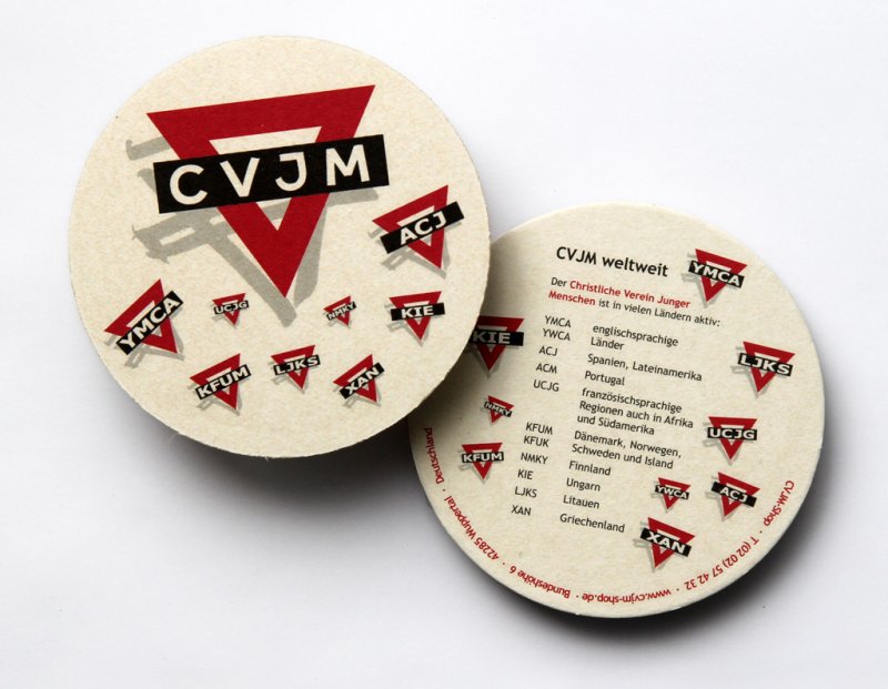 CVJM-Getränkeuntersetzer