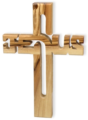 Holzkreuz "Jesus"