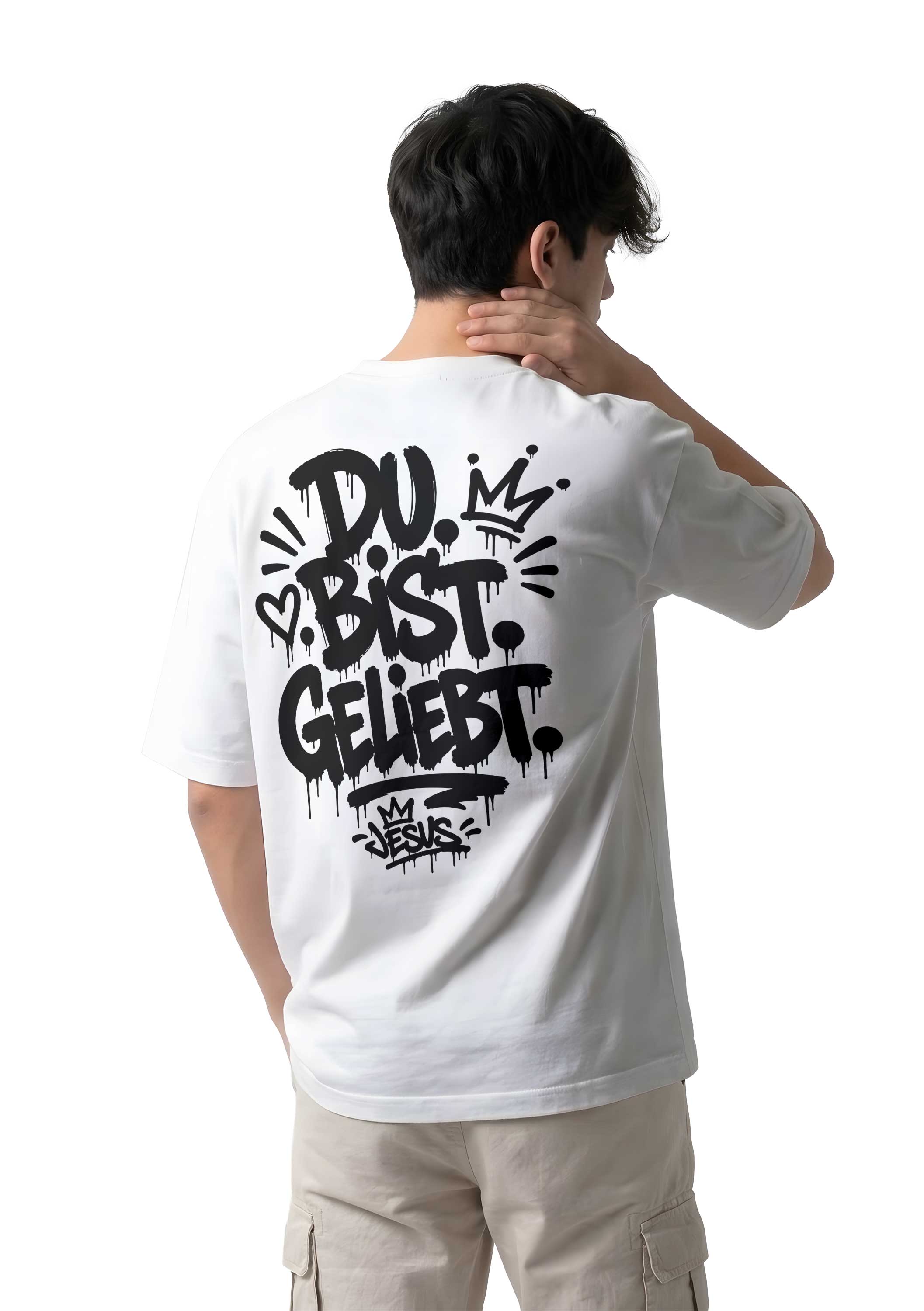 Oversize TShirt Herren: DU.BIST.