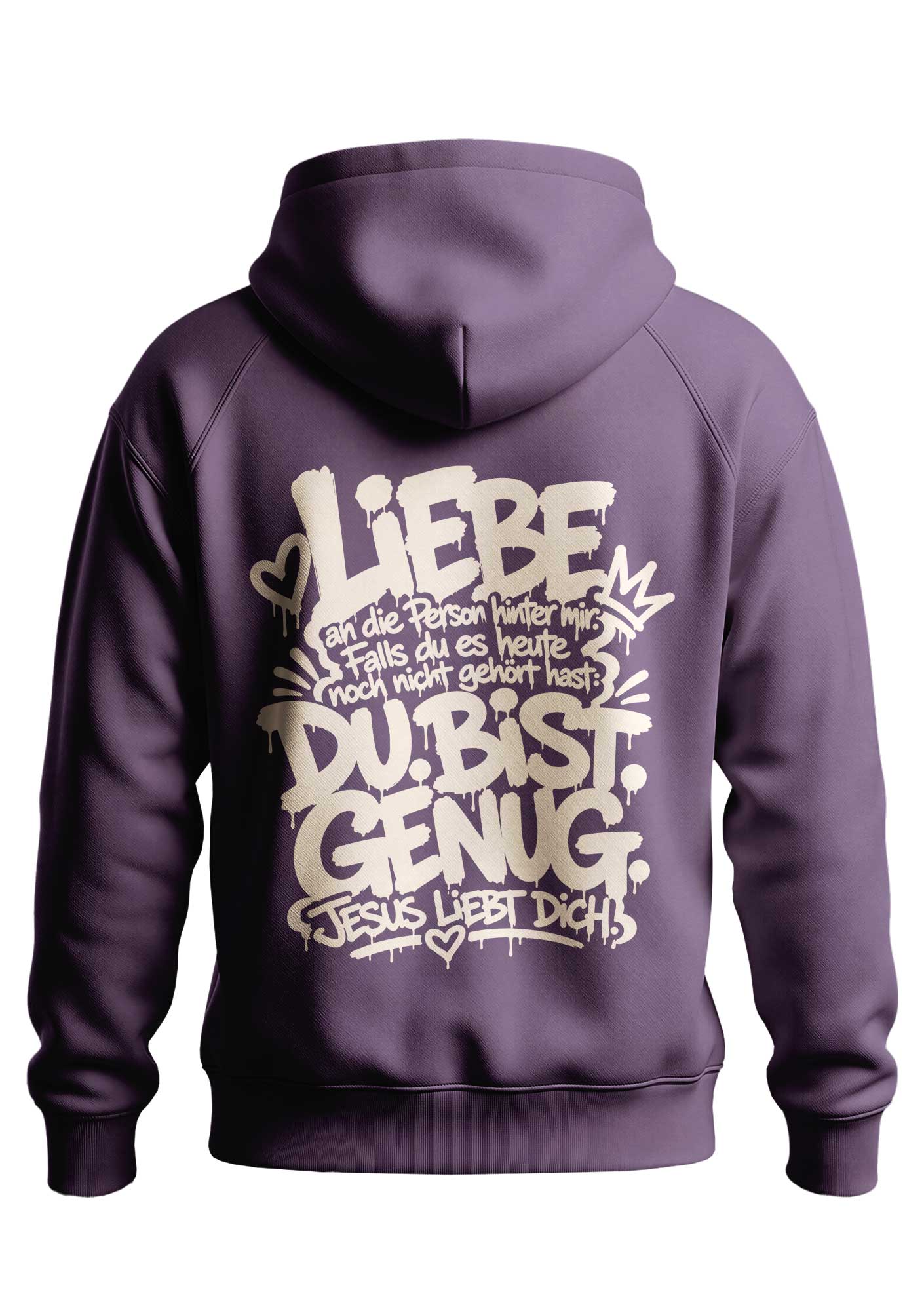 Oversize Hoodie Damen, ab XXL; DU.BIST.