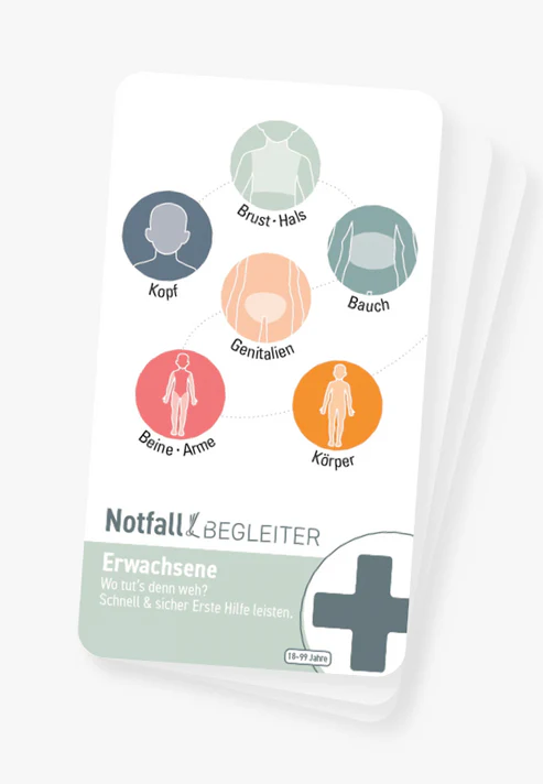 Erste-Hilfe-Fächer (Erwachsene)
