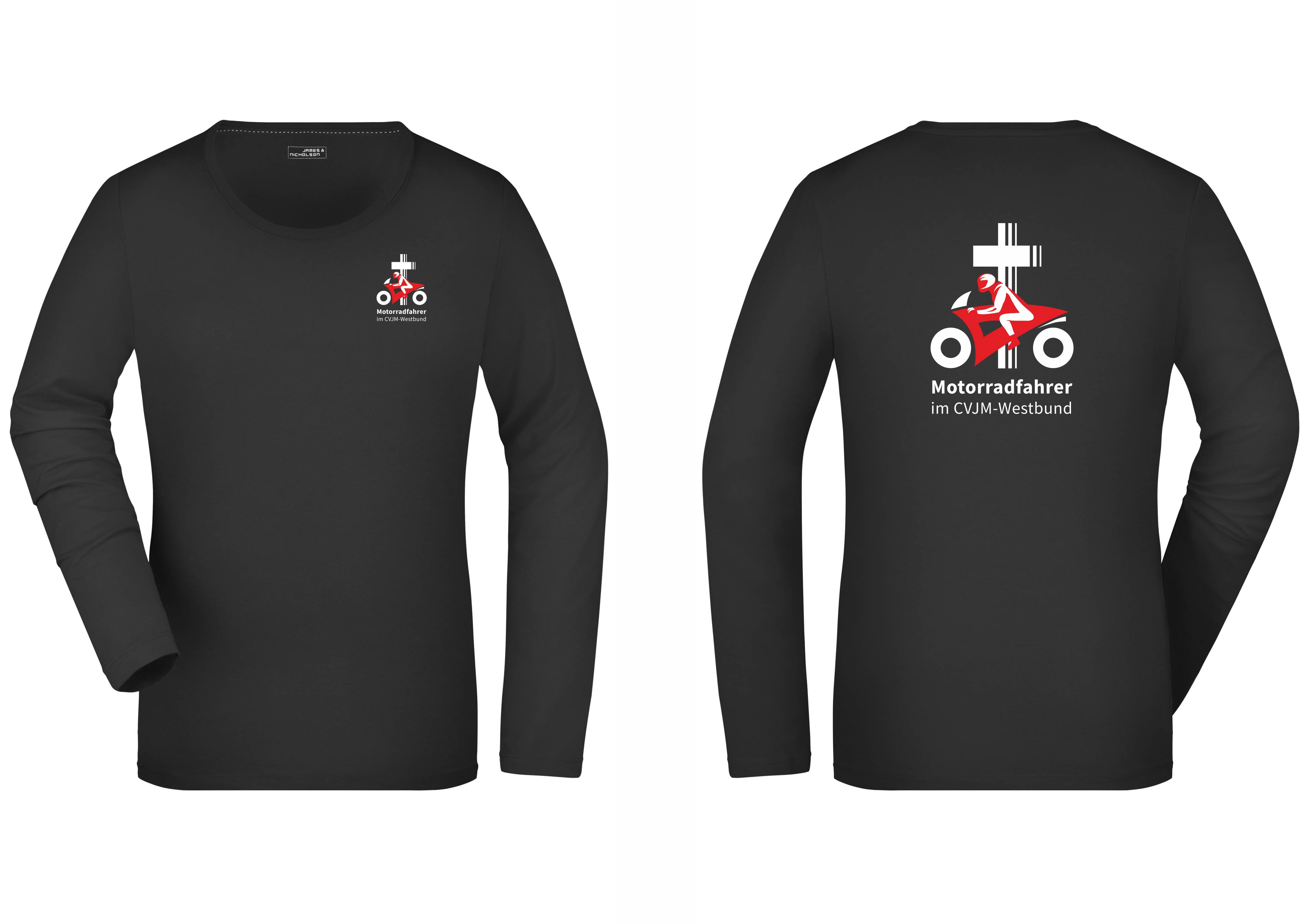 T-Shirt CVJM-Motorradfahrer (langarm)