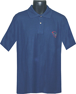 Bläser-Polo-Shirt (Herren), blau L