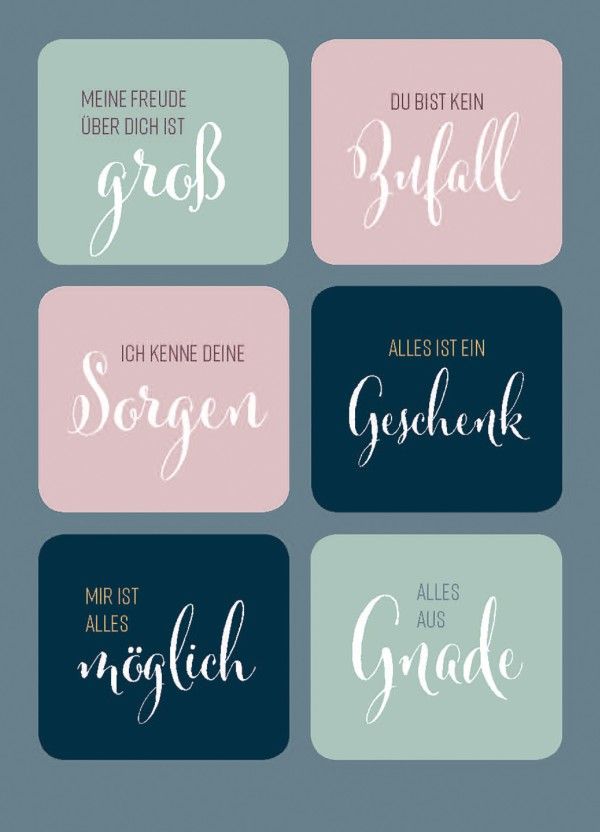 Postkarte - Zusprüche Gottes (Sticker)