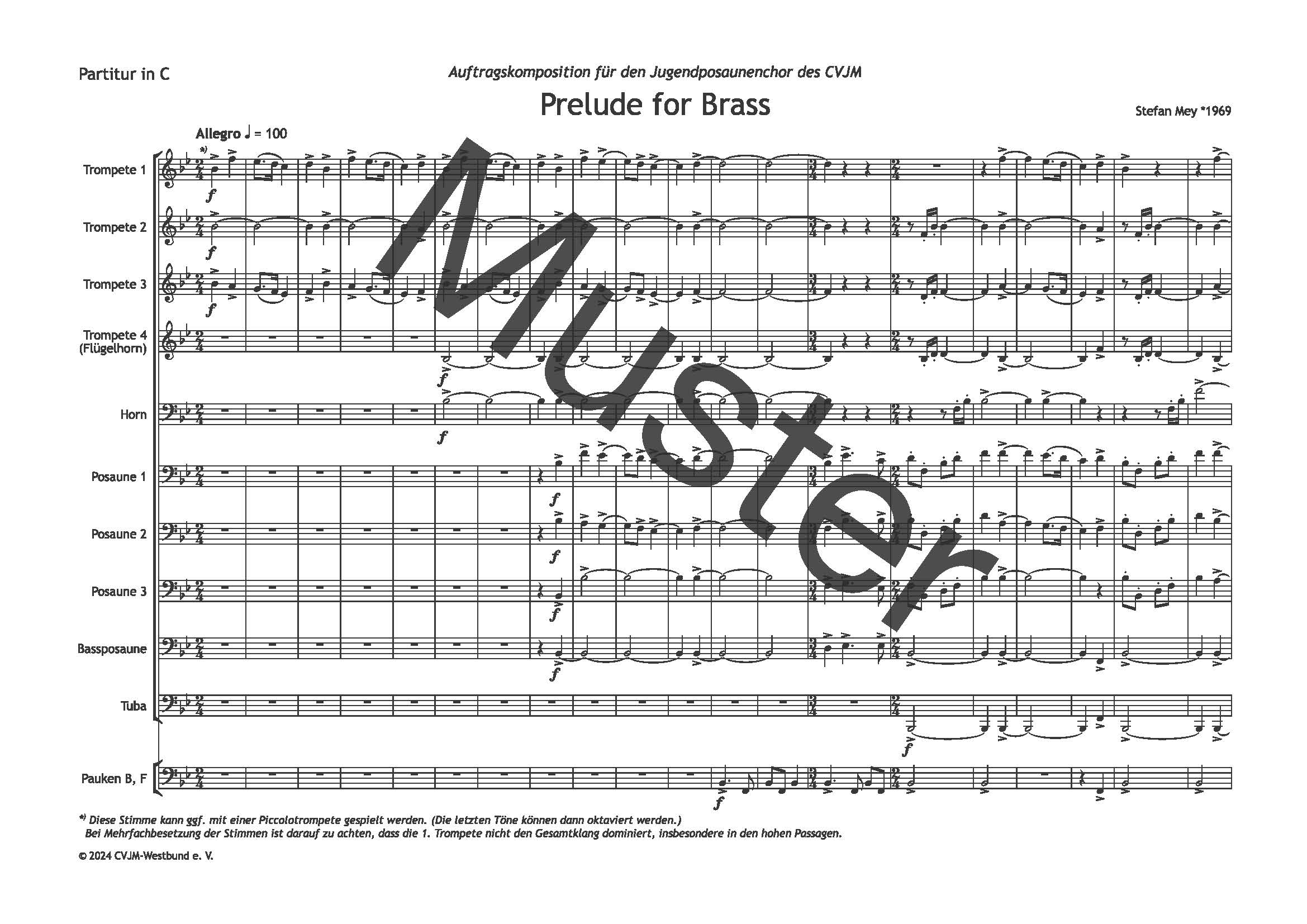 BRASSfit- Prelude for Brass (Stefan Mey) BRASSfit- Prelude for Brass (Stefan Mey)