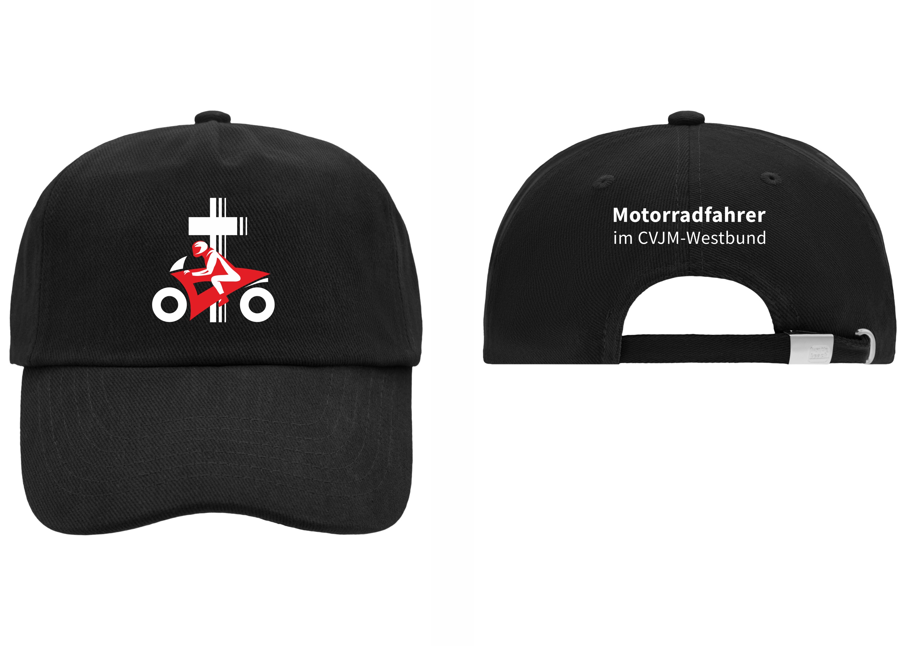 CVJM Motorradfahrer Cap (bedruckt)