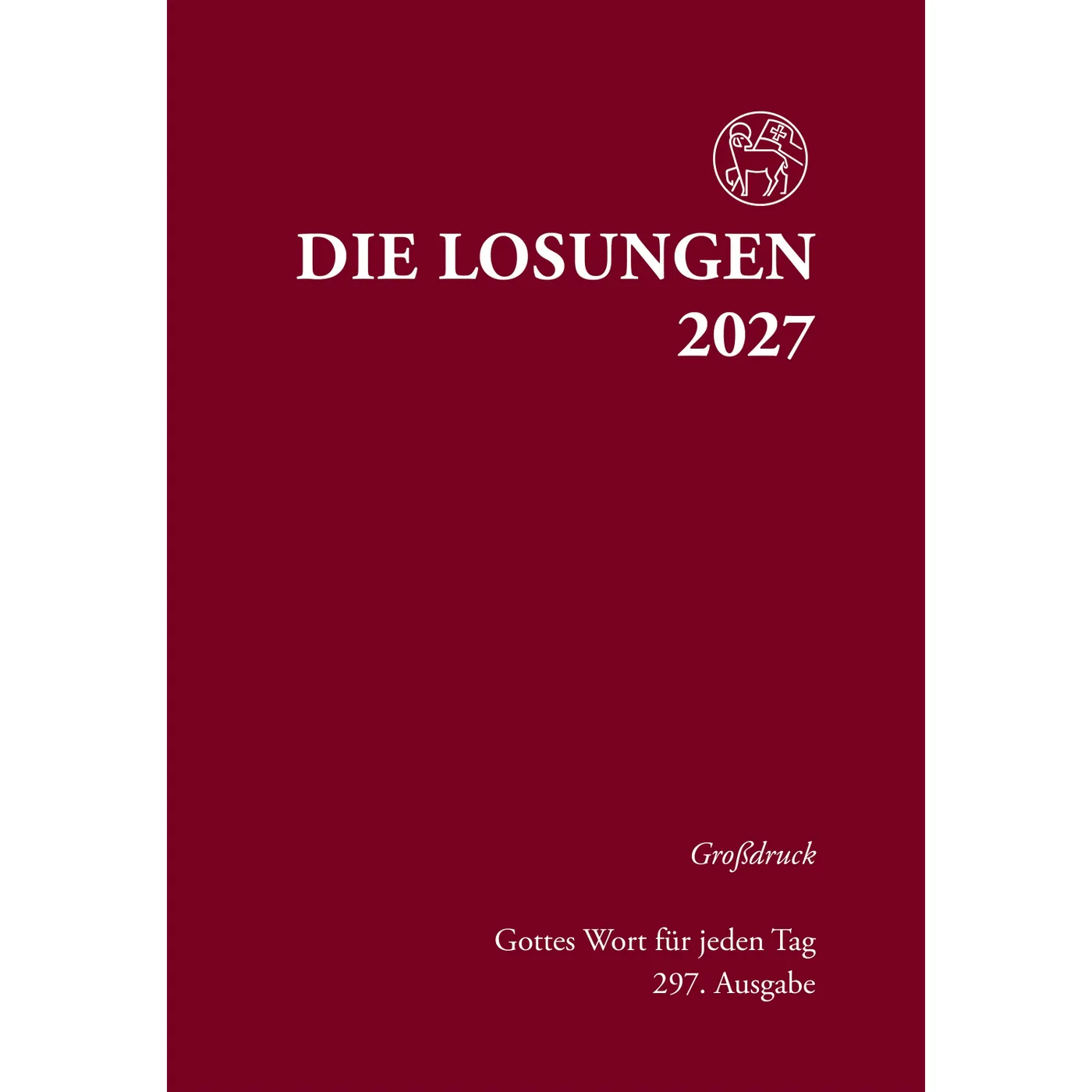 Losungen 2027, rot, Großdruck