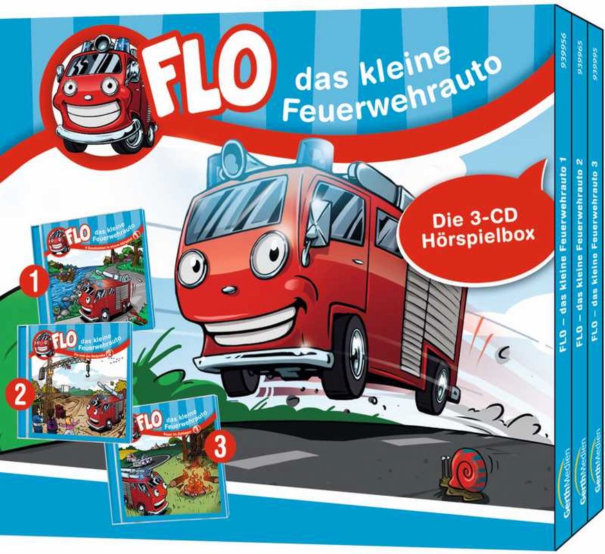 Flo - das kleine Feuerwehrauto - Die 3-CD Hörspielbox