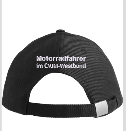 CVJM Motorradfahrer Caps (Stick)